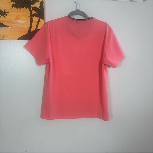 Pink Short Sleeve V-Neck Tee - Picture 7 of 9